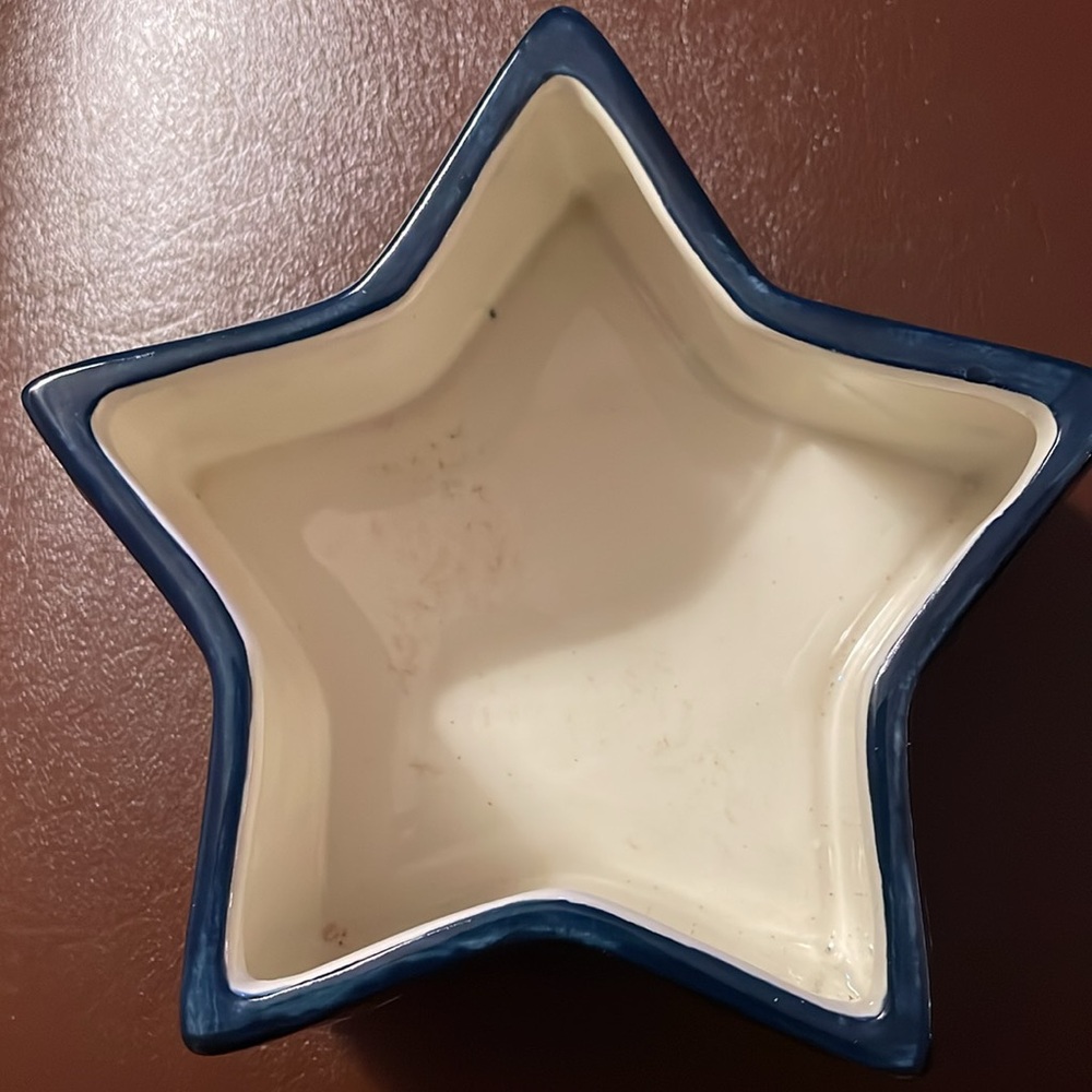 VTG Home Interiors 2002 Patriotic Star Dish